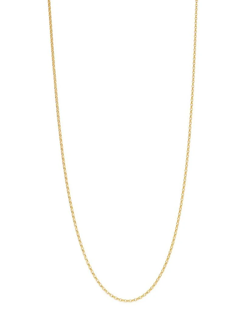 商品Bloomingdale's Fine Collection|Round Link Chain Necklace in 14K Yellow Gold,价格¥3284,第1张图片详细描述