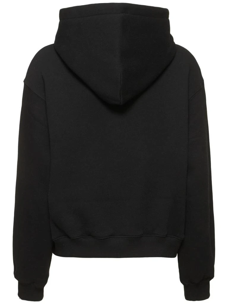 商品Alexander Wang|Essential Terry Cotton Hoodie W/ Logo,价格¥2324,第4张图片详细描述