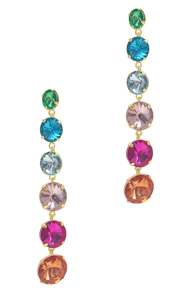 商品ADORNIA|Rainbow Linear Drop Earrings,价格¥172,第1张图片