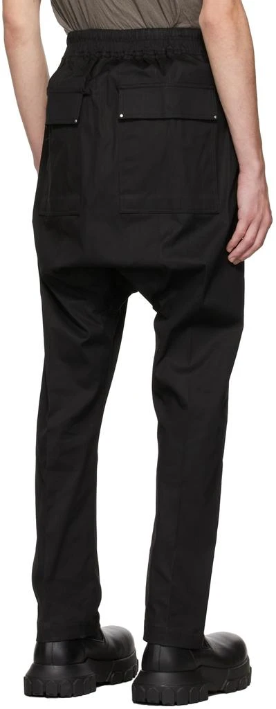 商品Rick Owens|Black Drawstring Classic Trousers,价格¥2834,第3张图片详细描述