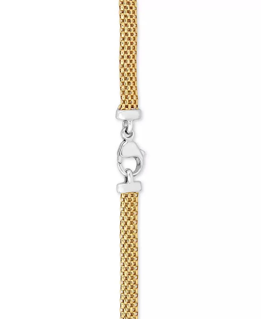 商品Macy's|Diamond Heart Necklace in 14k Gold Vermeil and Sterling Silver (1/8 ct. t.w.),价格¥1897,第1张图片
