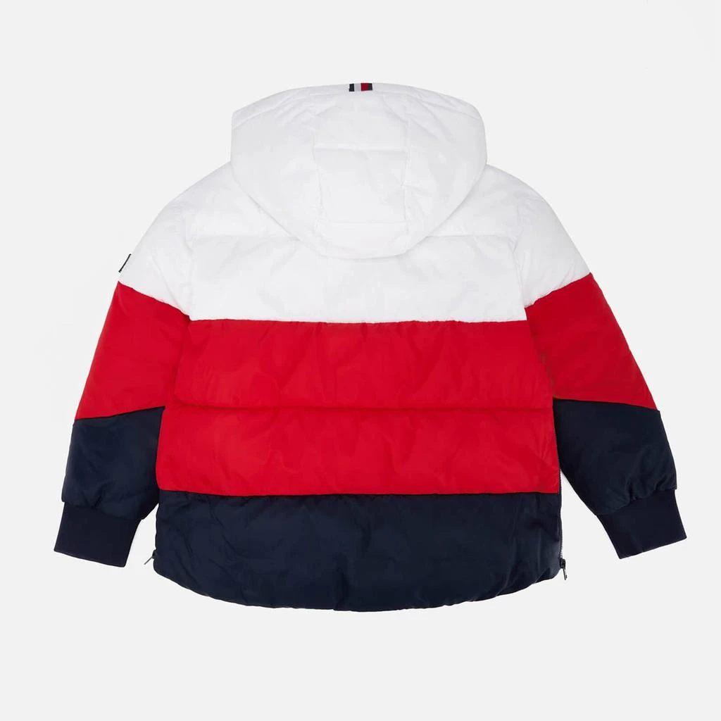 商品Tommy Hilfiger|Tommy Hilfiger Girls' Essential Puffer Jacket - White/Red/Blue,价格¥483,第2张图片详细描述