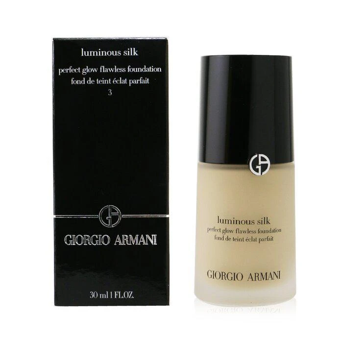 商品Giorgio Armani|Giorgio Armani 柔亮自然粉底液 LSF粉底液 保湿修饰控油定妆遮瑕 - # 3 （浅桃色） -3 （浅桃色）(30ml/1oz),价格¥313,第2张图片详细描述