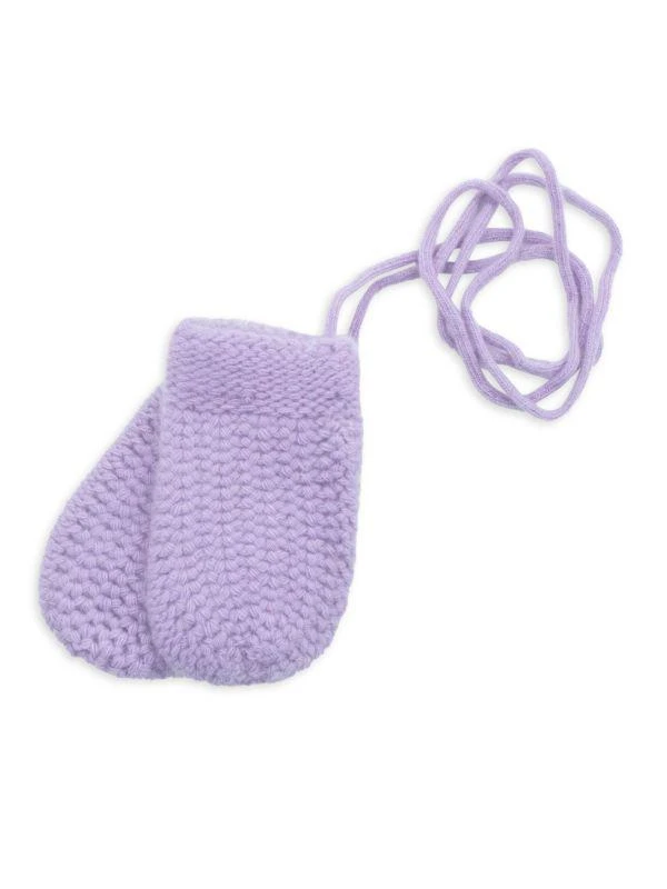 商品Portolano|Baby's Honeycomb Knit Cashmere Mittens,价格¥428,第1张图片