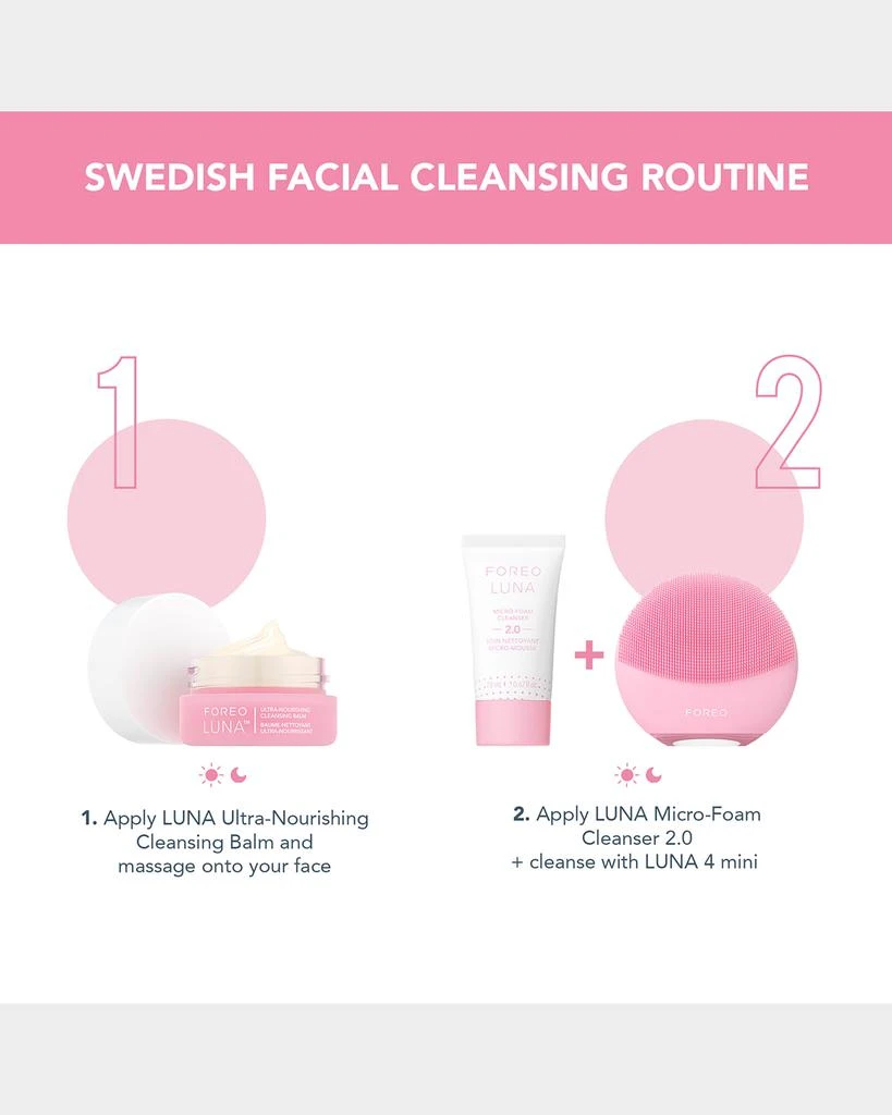 商品Foreo|Luna 4 Mini Swedish Skincare Essentials Set,价格¥1074,第3张图片详细描述