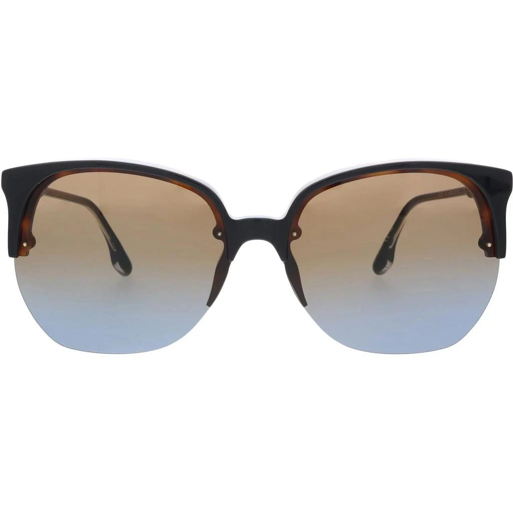 商品Victoria Beckham|Victoria Beckham Women's Sunglasses - Brick and Blue Lens Cat Eye Frame | VB617S 005,价格¥614,第2张图片详细描述