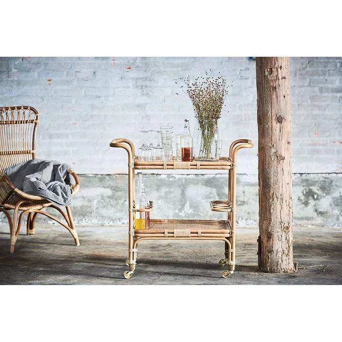 商品Sika Design|Carlo Rattan Bar Cart,价格¥6921,第2张图片详细描述