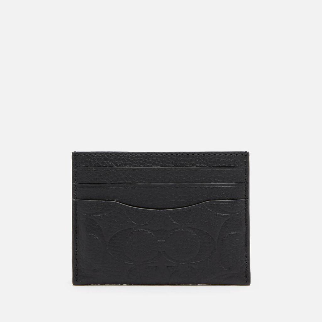 商品Coach|Coach Men's Flat Card Case - Black,价格¥879,第1张图片