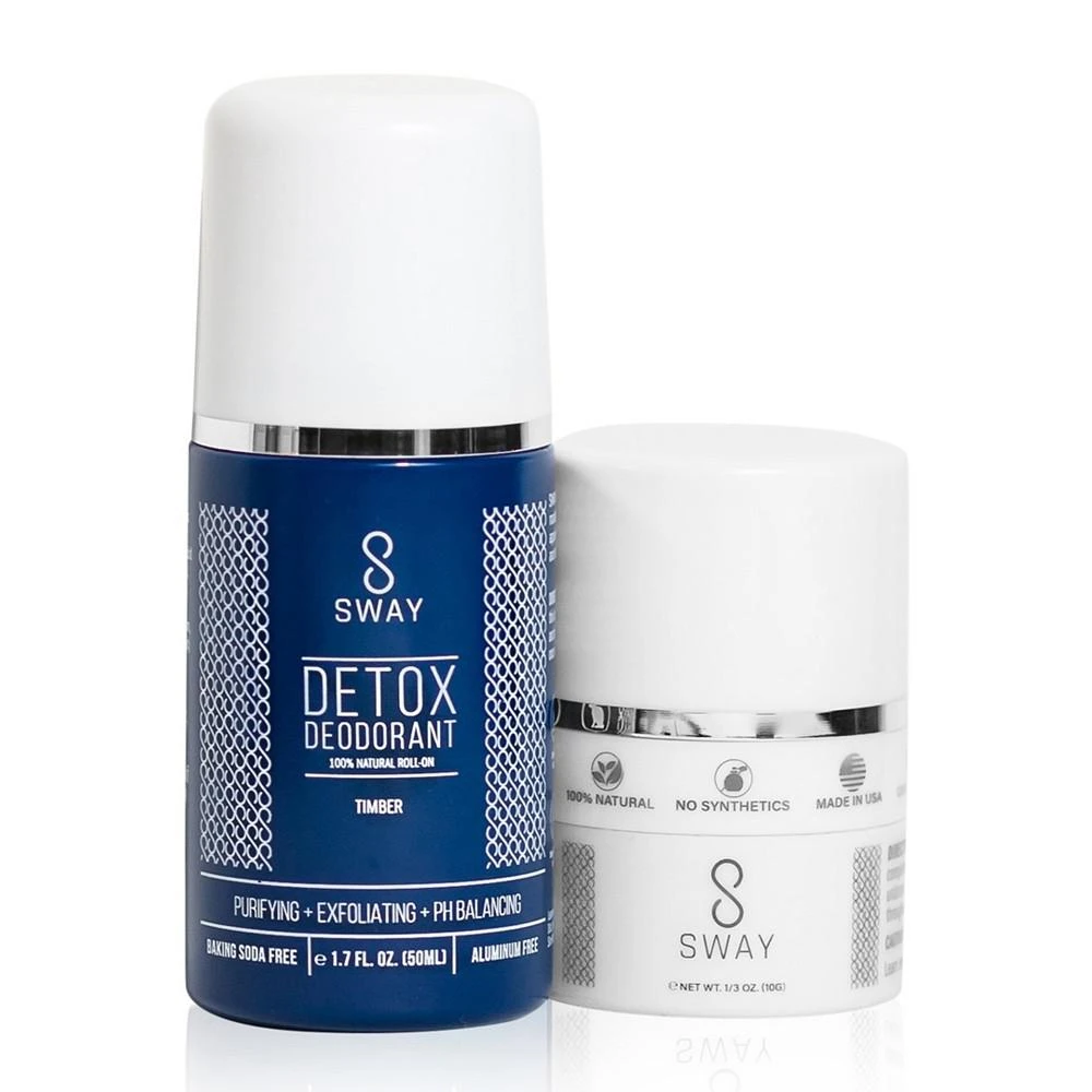 商品SWAY|Natural Detox Deodorant and Dusting Powder Set - Timber,价格¥127,第1张图片