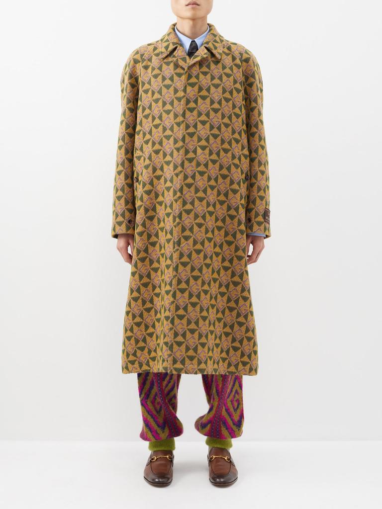 商品Gucci|G-Rhombi wool coat,价格¥20851,第1张图片