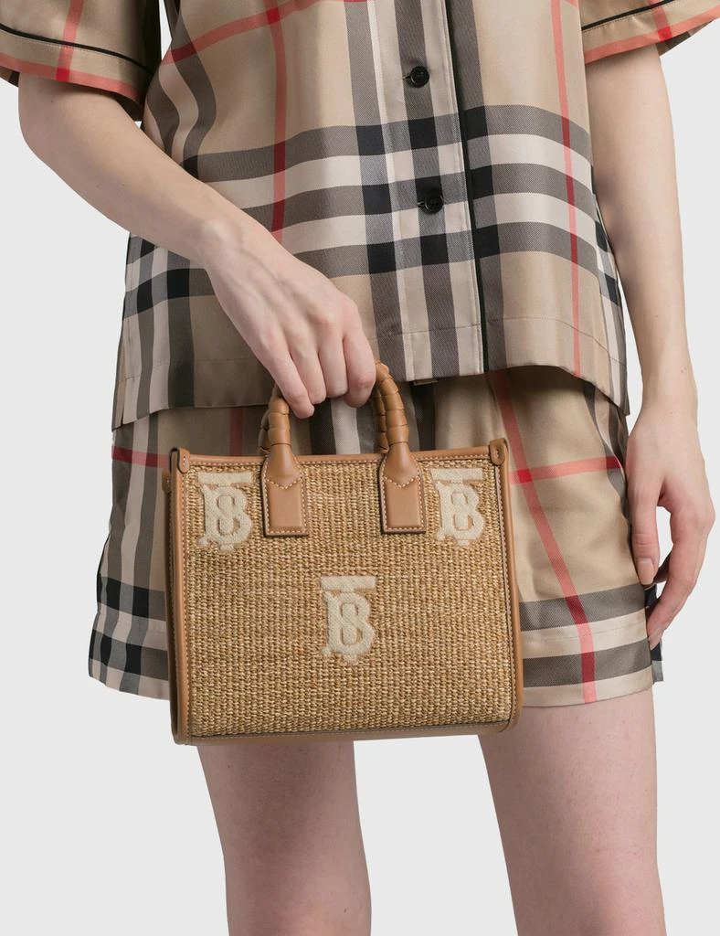 Mini Monogram Raffia-effect Freya Tote 商品