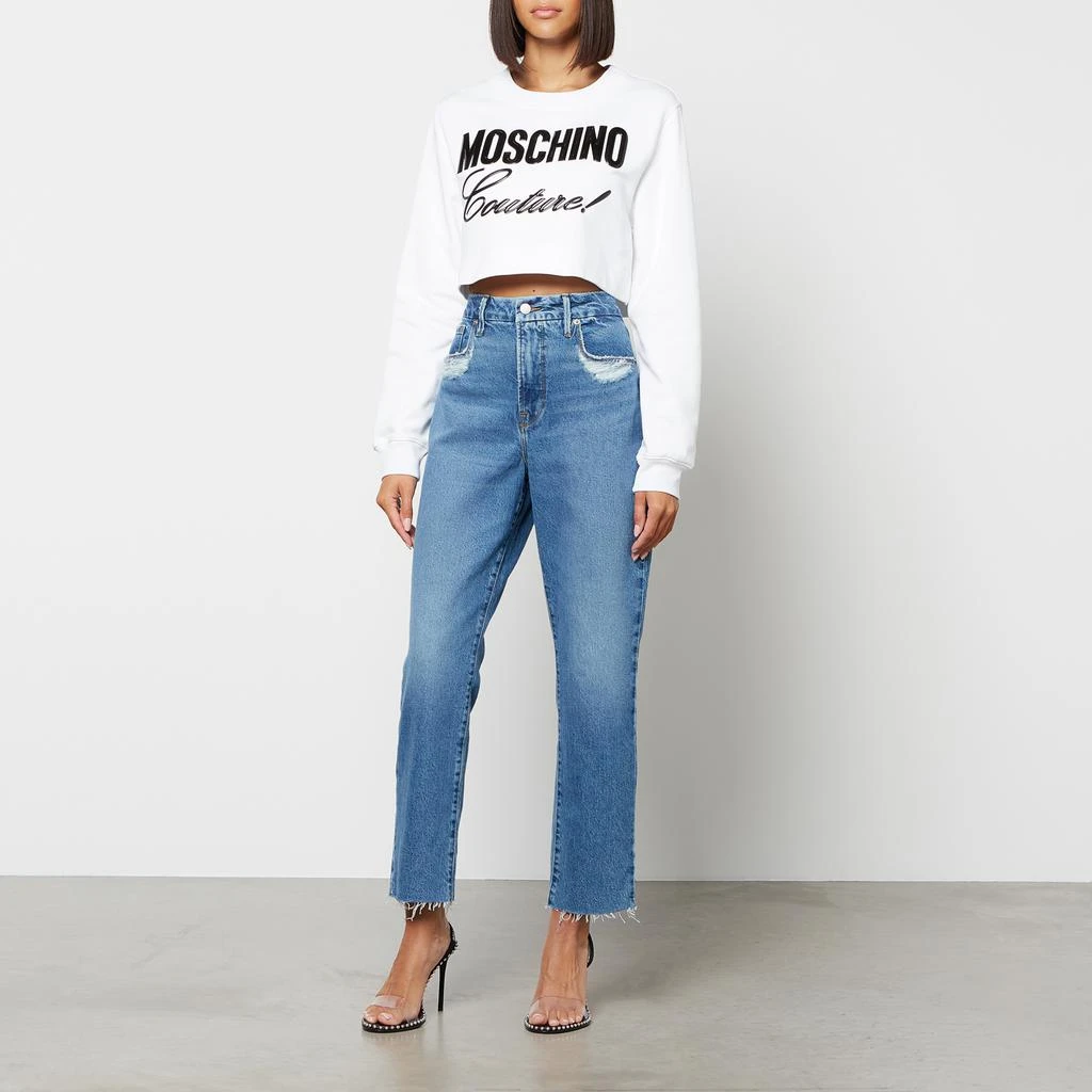 商品Moschino|Moschino Couture Loopback Cotton-Jersey Sweatshirt,价格¥655,第3张图片详细描述