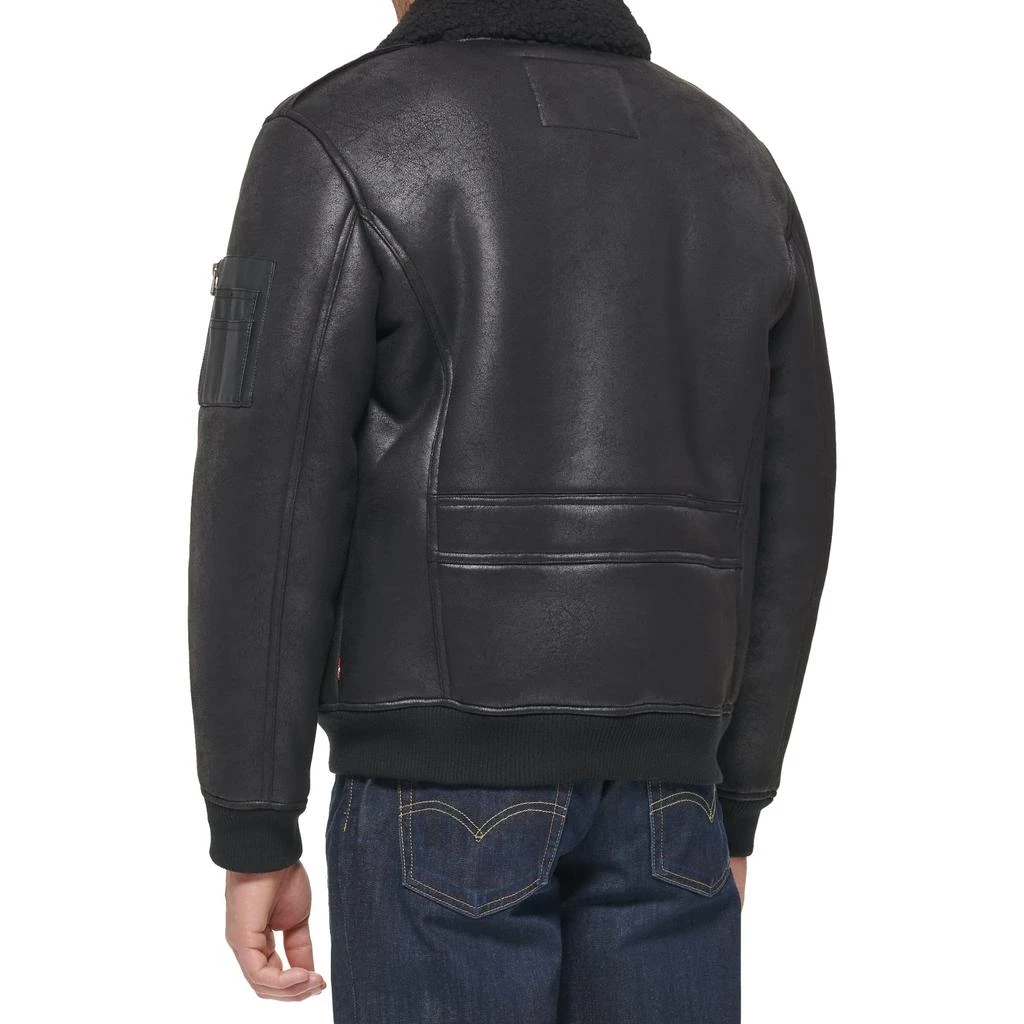 商品Levi's|Faux Shearling Military Jacket with Sherpa Collar,价格¥899,第2张图片详细描述