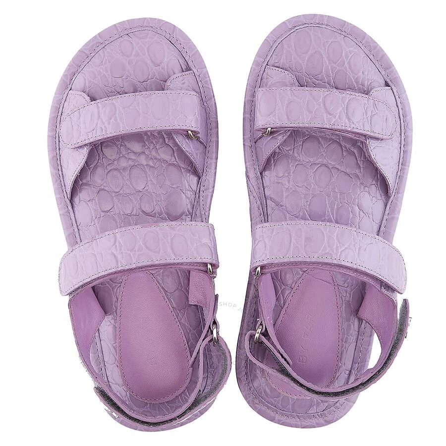 商品by FAR|Ladies Purple Haze Croco Embossed Gideon Sandals,价格¥791,第3张图片详细描述