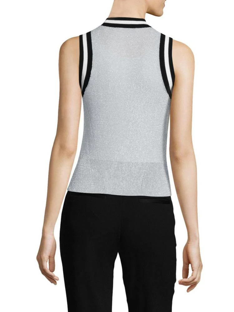 商品Rag & Bone|Priya Semi-Sheer Lurex Tank Top,价格¥664,第2张图片详细描述