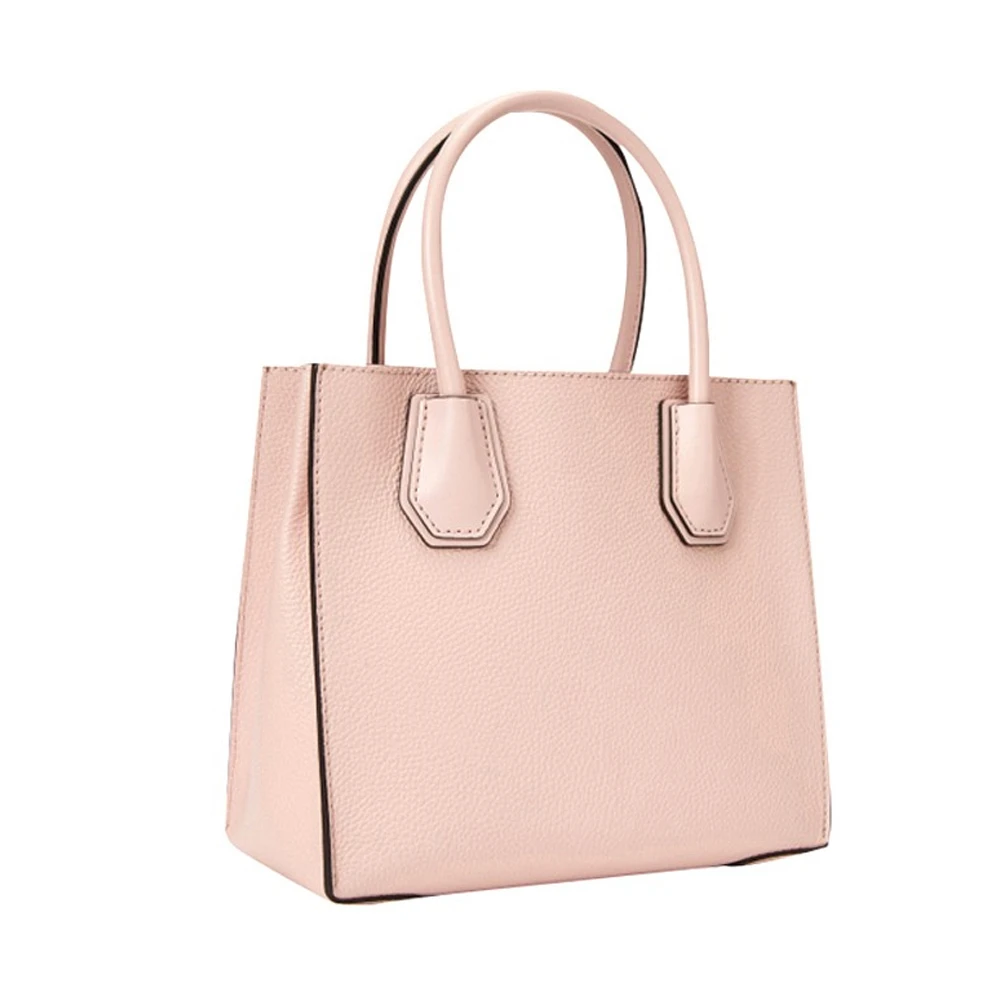 MICHAEL KORS 女士粉色荔枝纹牛皮革MERCER中号单肩斜挎手提包 35S1GM9M2L-POWDERBLUSH 商品