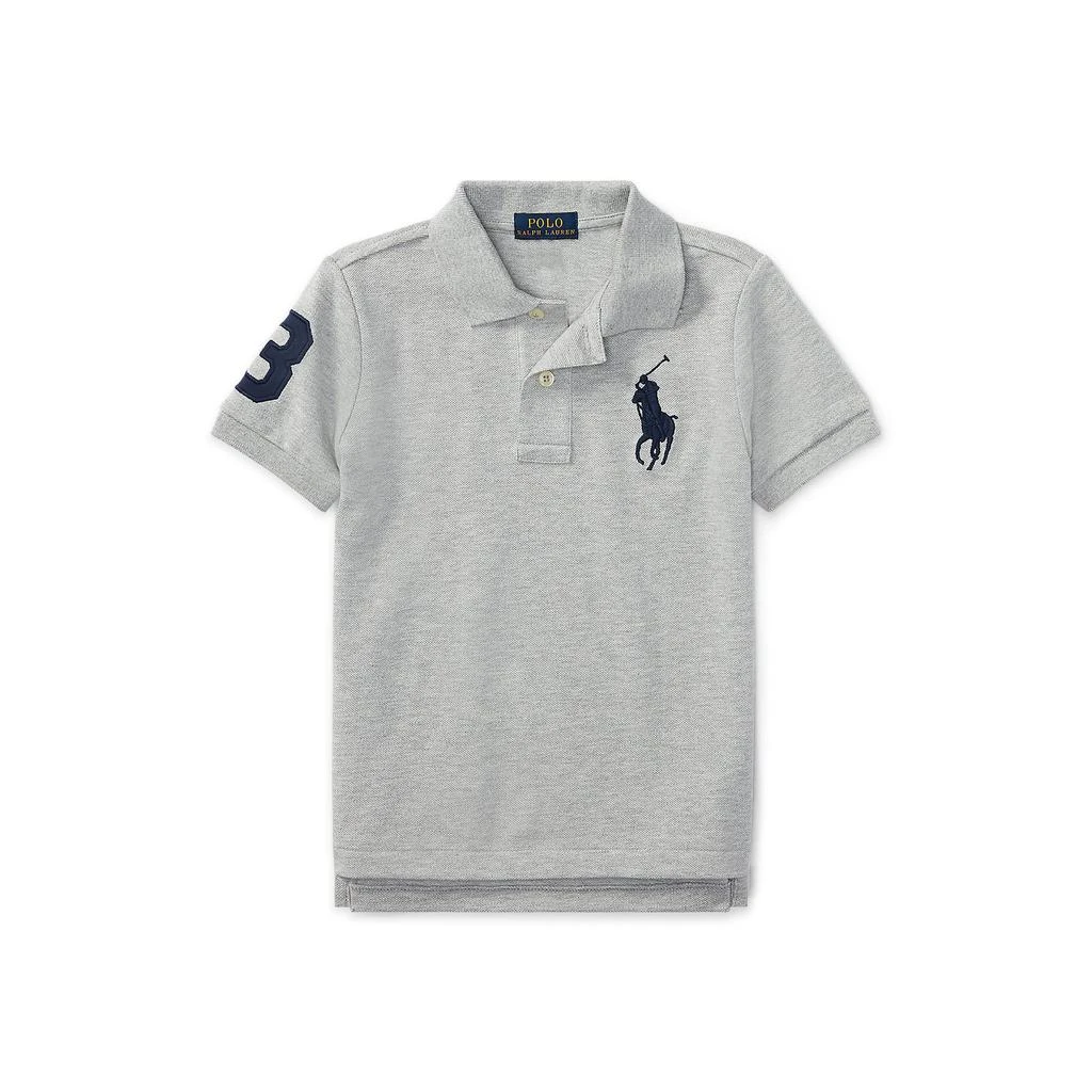 商品Ralph Lauren|Big Pony Cotton Mesh Polo Shirt (Toddler),价格¥353-¥372,第1张图片