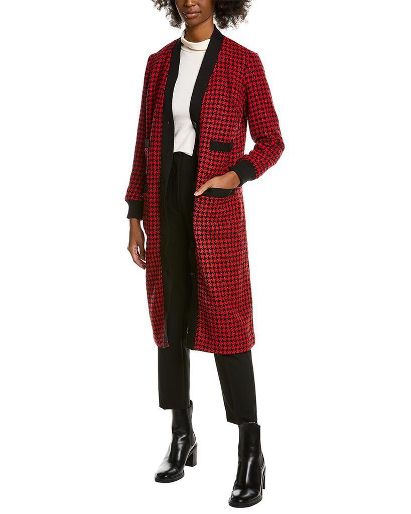 商品Kathy Ireland|Kathy Ireland Tweed Wool-Blend Coat,价格¥859,第1张图片