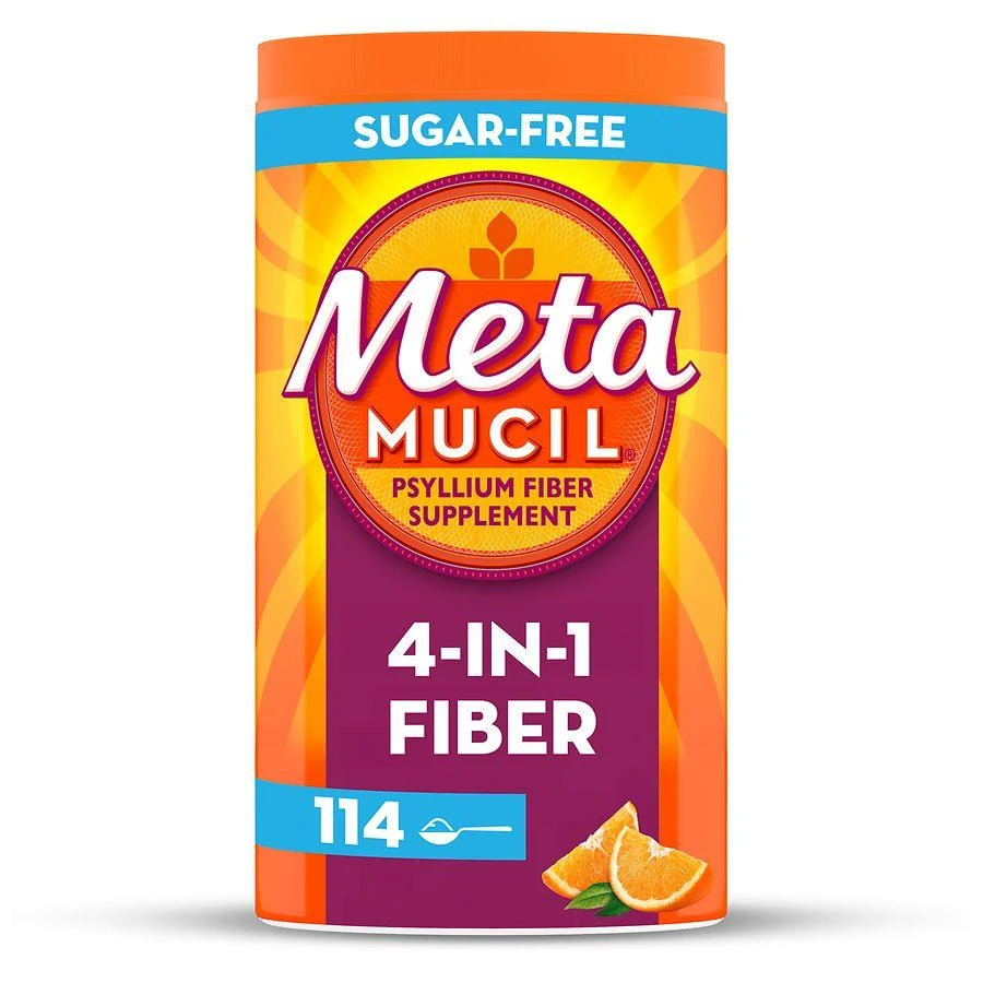 商品Metamucil|美达施膳食纤维素(不含蔗糖)罐装 橙子味 114次,价格¥245,第1张图片