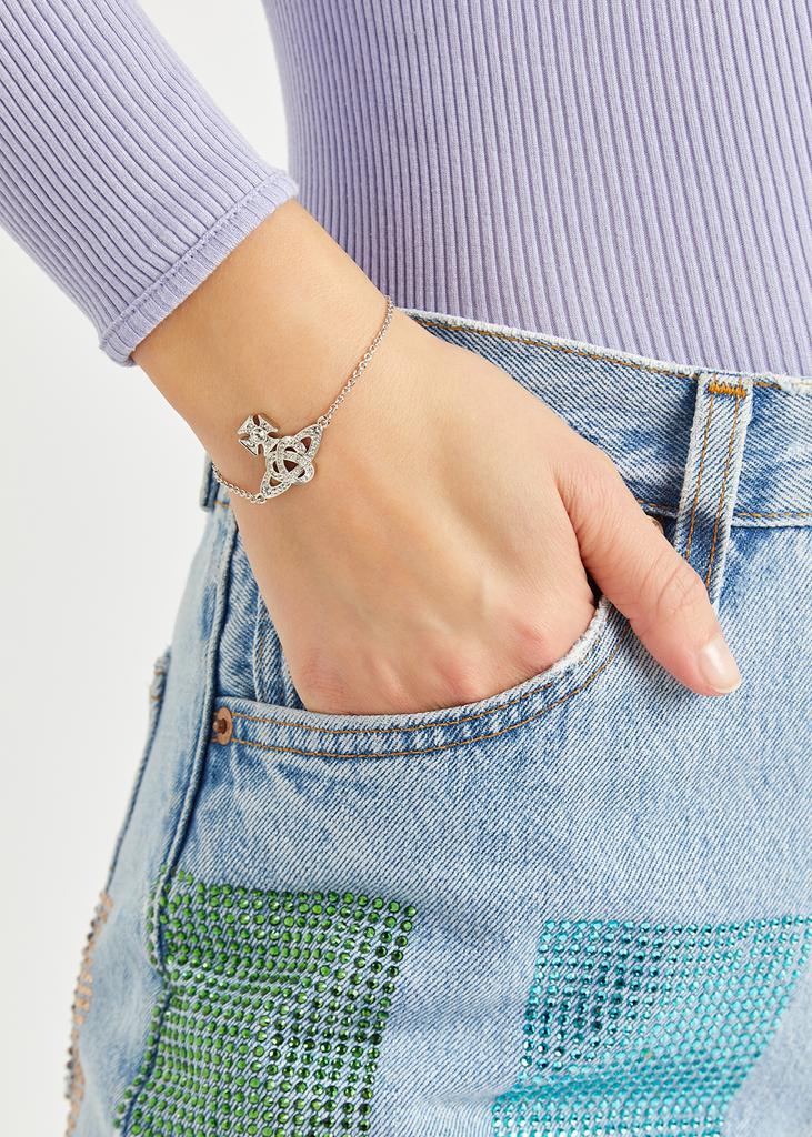 商品Vivienne Westwood|Loudilla silver-tone orb bracelet,价格¥920,第4张图片详细描述