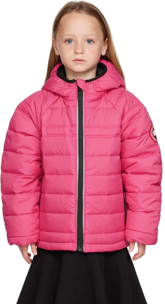 商品Canada Goose|Kids Pink Bobcat Hoody Down Jacket,价格¥2864,第1张图片