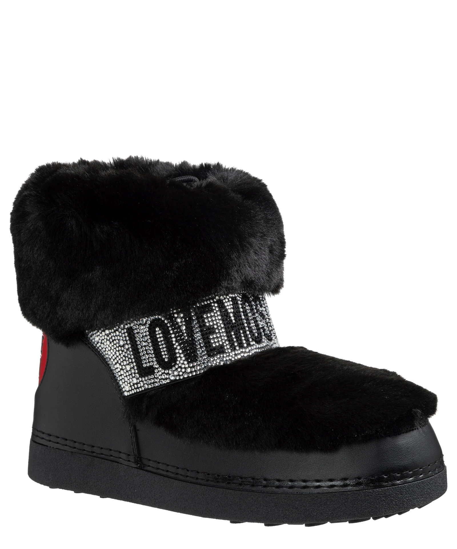 商品【商品预售7天】 Love Moschino|Love Moschino 女士雪地靴 JA24202G0HJW0000 黑色,价格¥876,第3张图片详细描述