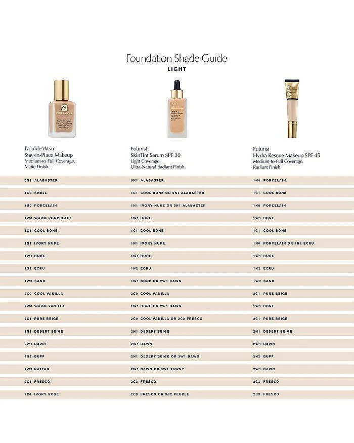 Double Wear Stay-in-Place Liquid Foundation 商品