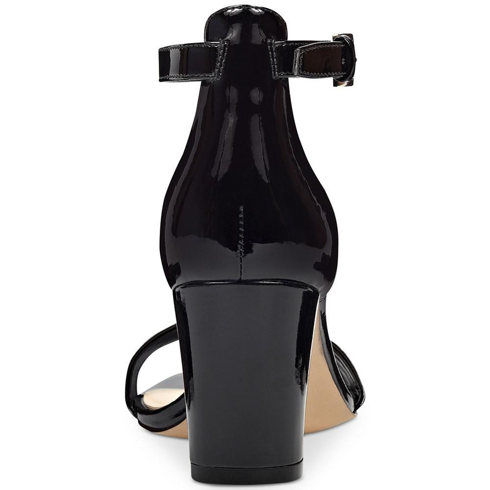 商品Nine West|Women's Pruce Ankle Strap Block Heel Sandals,价格¥582-¥656,第5张图片详细描述