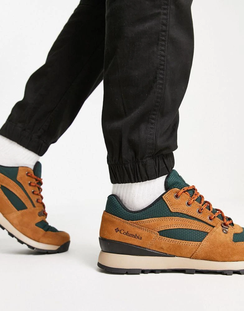 商品Columbia|Columbia Wildone Navigate suede trainers in tan and green,价格¥922,第3张图片详细描述