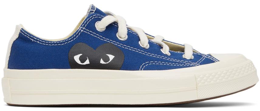 Blue Converse Edition Half Heart Chuck 70 Low Sneakers商品第1张图片规格展示