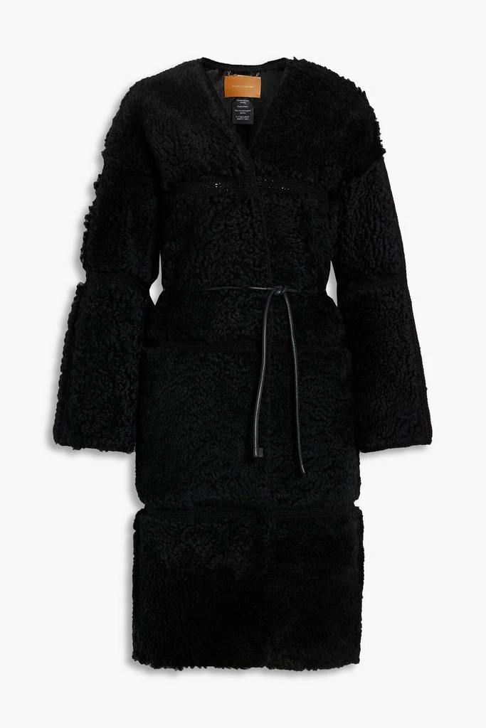 商品Zimmermann|Knit-trimmed shearling coat,价格¥6287,第1张图片