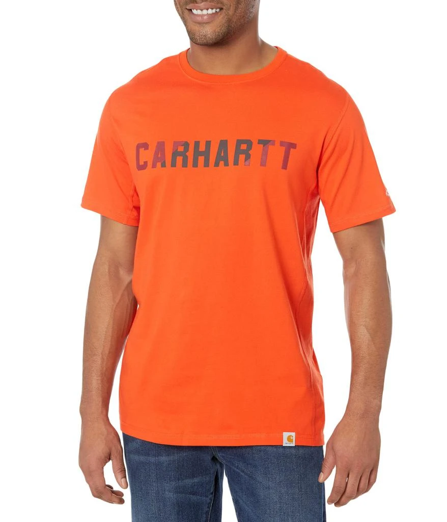 商品Carhartt|Force Relaxed Fit Midweight Short Sleeve Block Logo Graphic T-Shirt,价格¥266,第1张图片