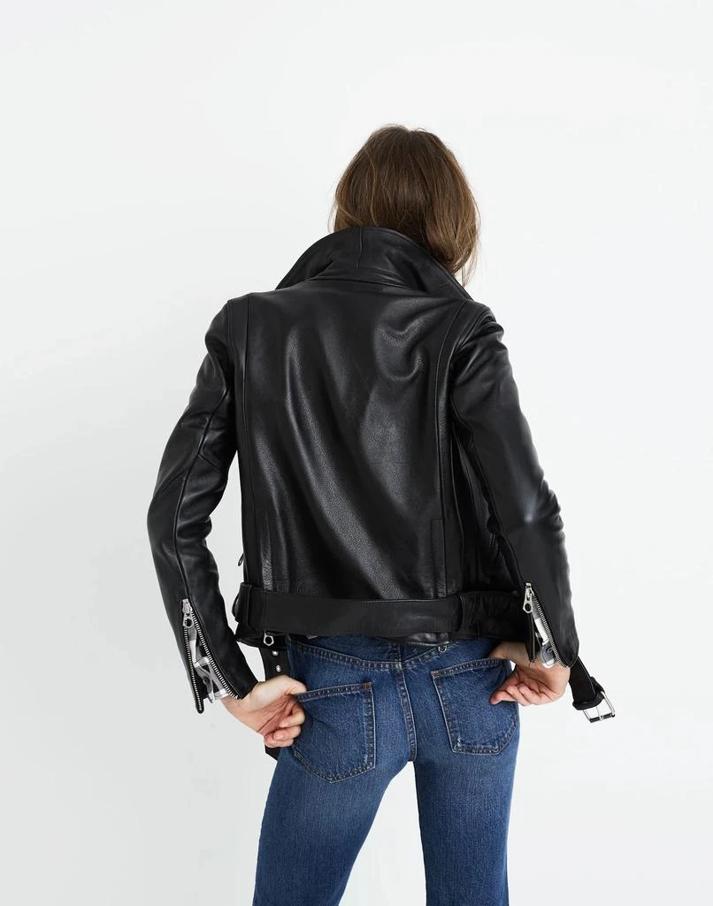 商品Madewell|The Ultimate Leather Motorcycle Jacket,价格¥3951,第2张图片详细描述