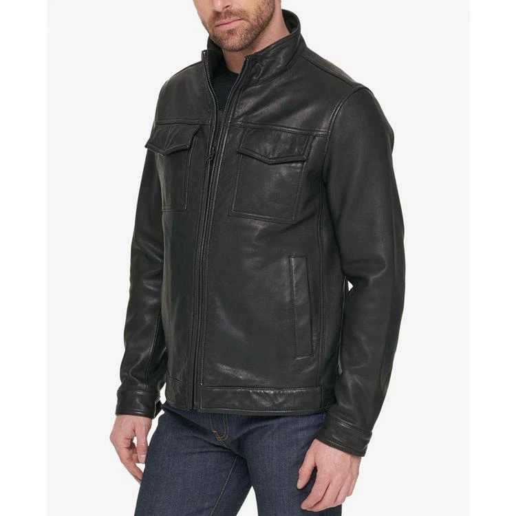 商品Tommy Hilfiger|复古机车皮衣,价格¥2573,第3张图片详细描述