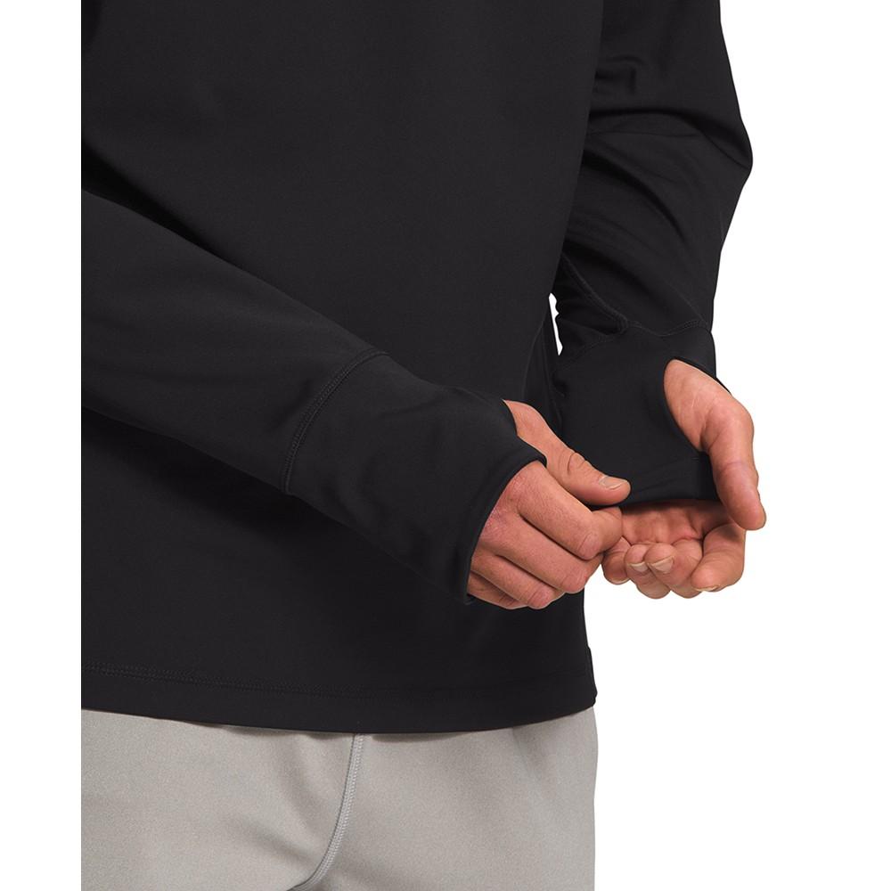 Men's Slim-Fit Winter Warm Essential Crewneck Shirt商品第4张图片规格展示