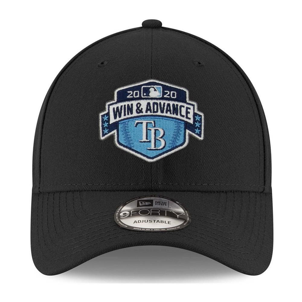商品New Era|Men's Black Tampa Bay Rays 2020 Division Series Winner Locker Room 9Forty Adjustable Hat,价格¥164,第4张图片详细描述