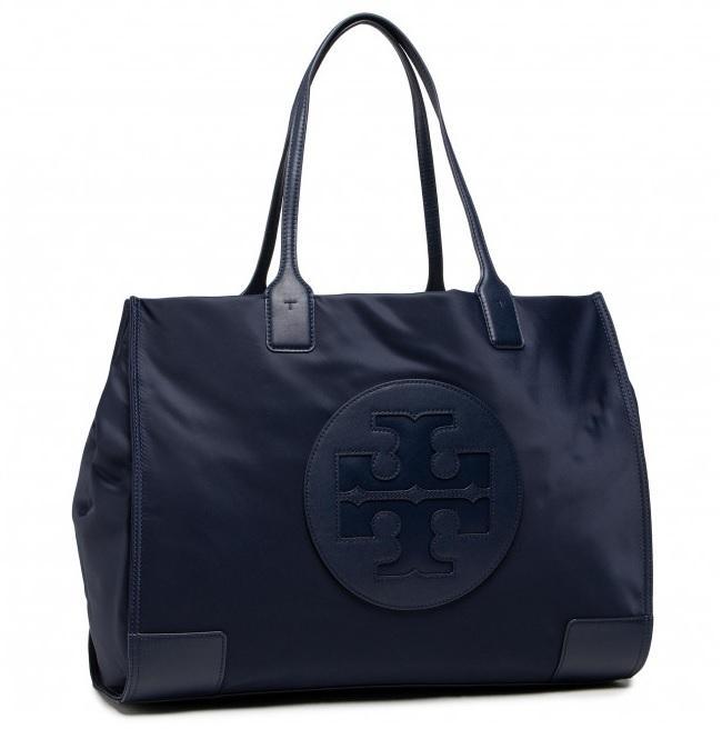 商品Tory Burch|Ella Nylon Tote Bag In Navy,价格¥1456,第1张图片
