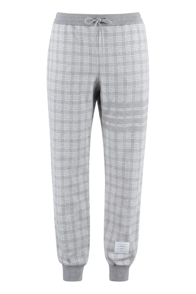 商品Thom Browne|Thom Browne Check-Pattern Drawstring Track Pants,价格¥3731,第1张图片