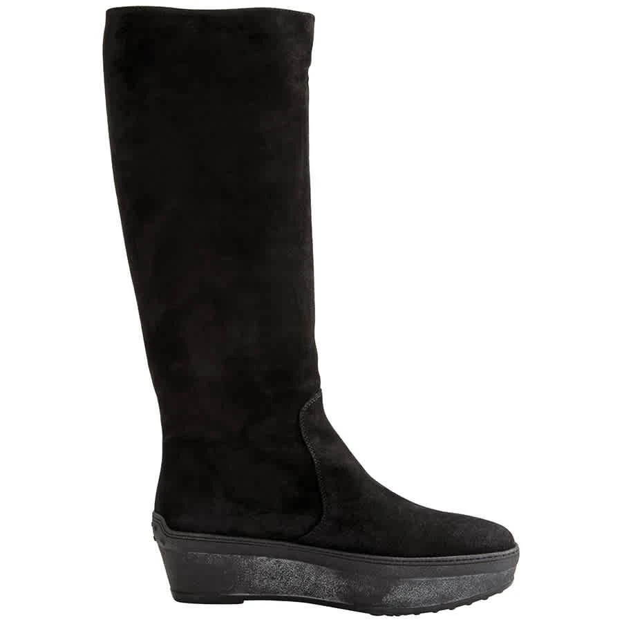 商品Tod's|Ladies Knee High Boots in Black,价格¥1238,第2张图片详细描述