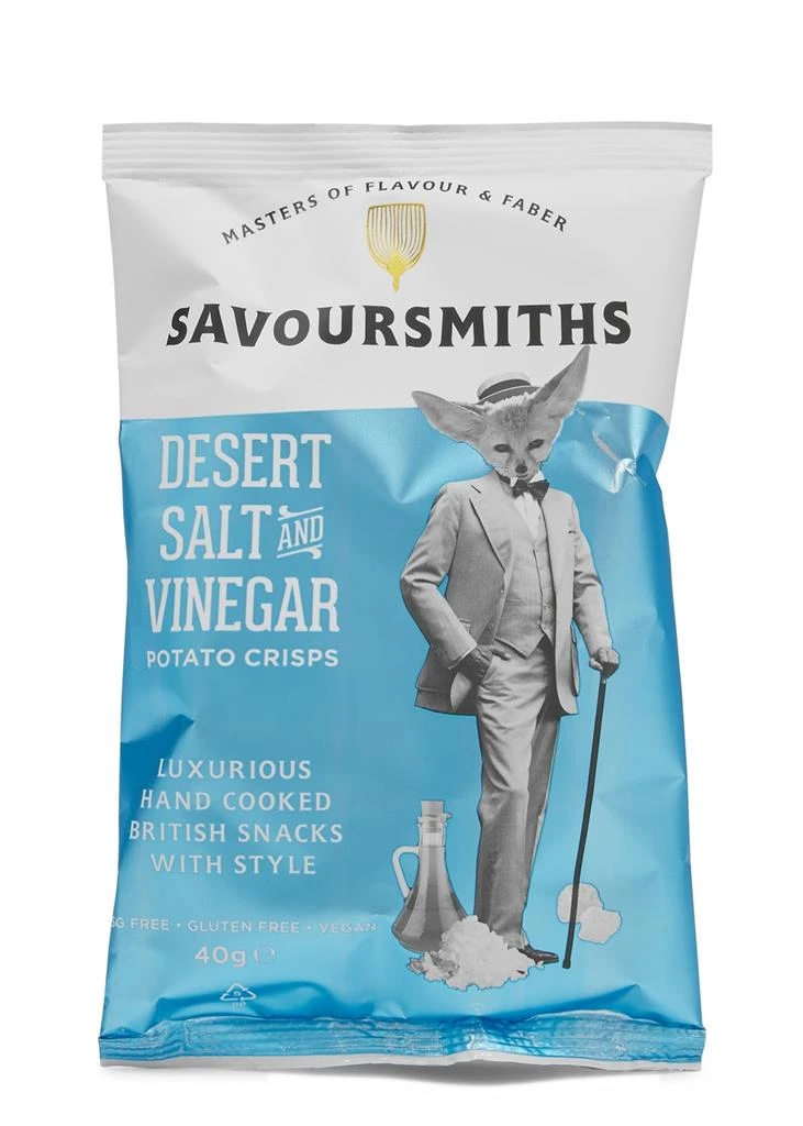 商品Savoursmiths|Desert Salt & Vinegar Potato Crisps 40g,价格¥16,第1张图片