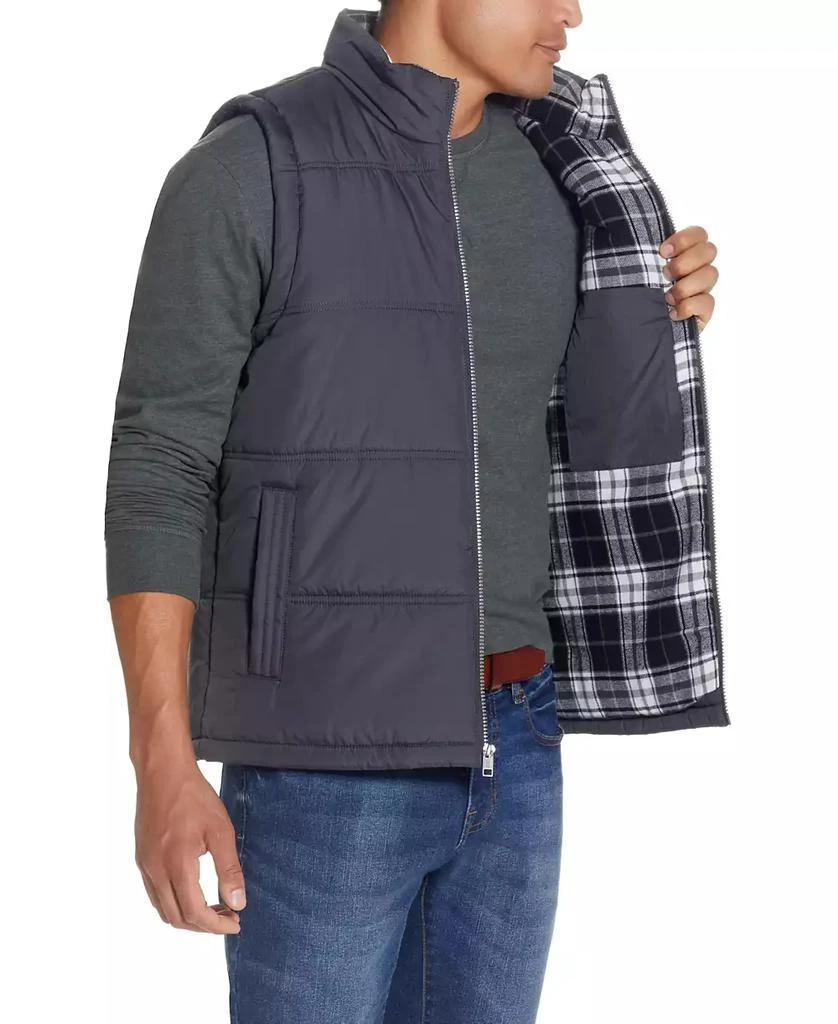 Men's Flannel Lined Puffer Vest 商品