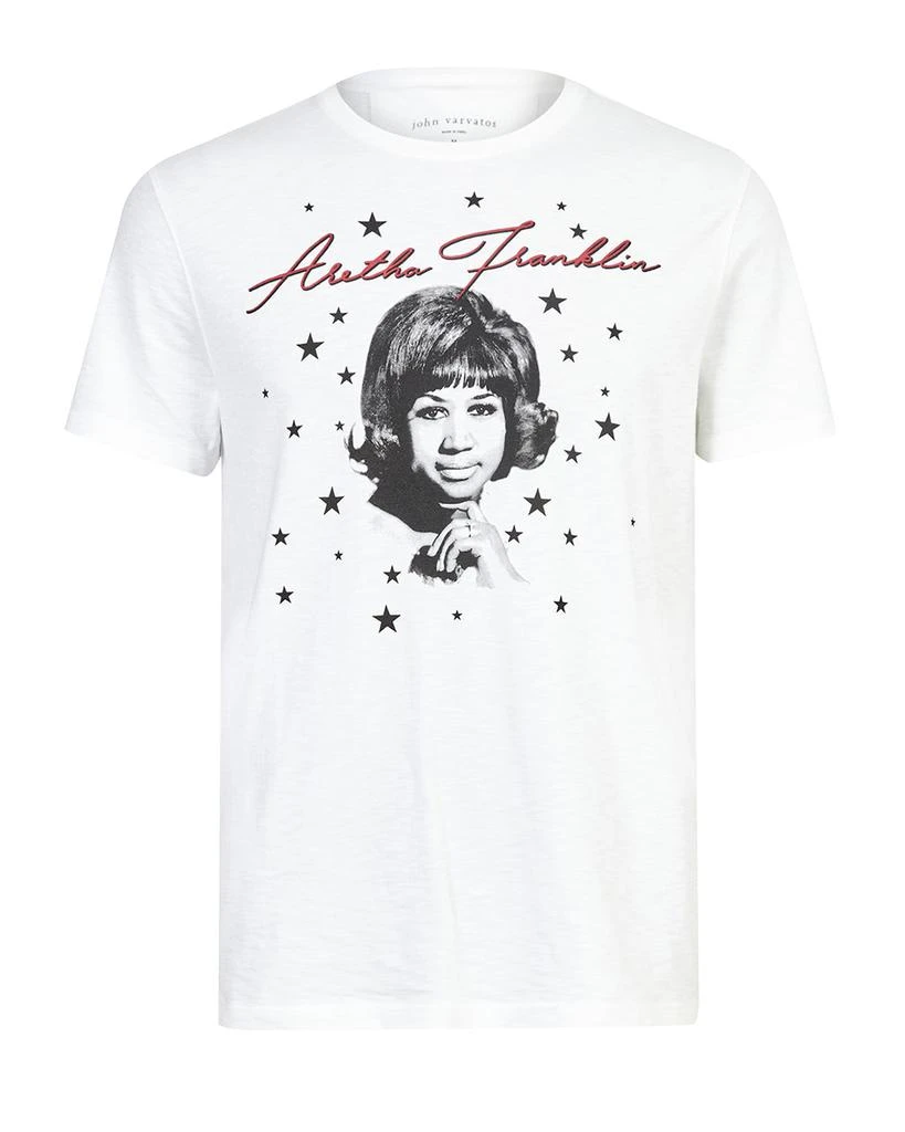 商品John Varvatos|Men's Aretha Respect Crewneck T-Shirt,价格¥323,第1张图片