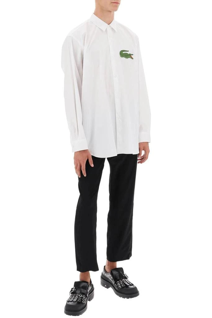 商品Comme des Garcons|X Lacoste oversized shirt with maxi patch,价格¥2181,第2��张图片详细描述