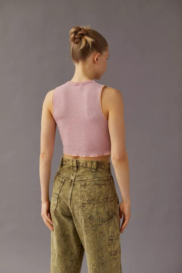 Urban Renewal Remade Overdyed Sleeveless Thermal Shirt商品第2张图片规格展示