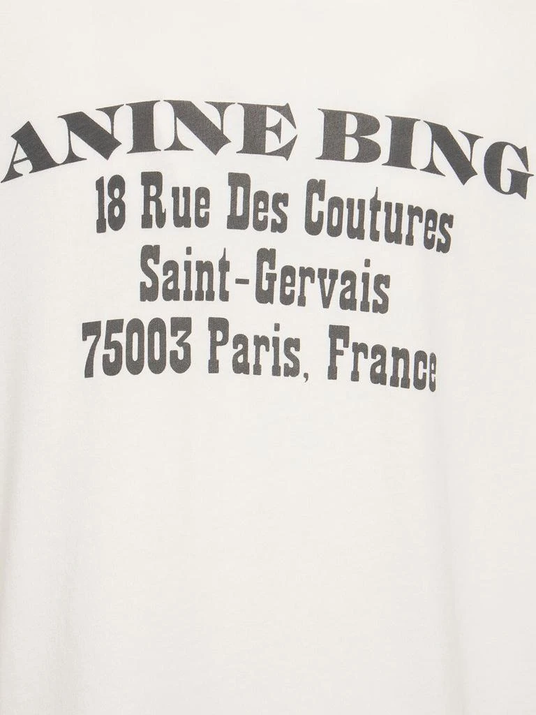 商品ANINE BING|Avi Cotton Jersey T-shirt,价格¥755,第3张图片详细描述