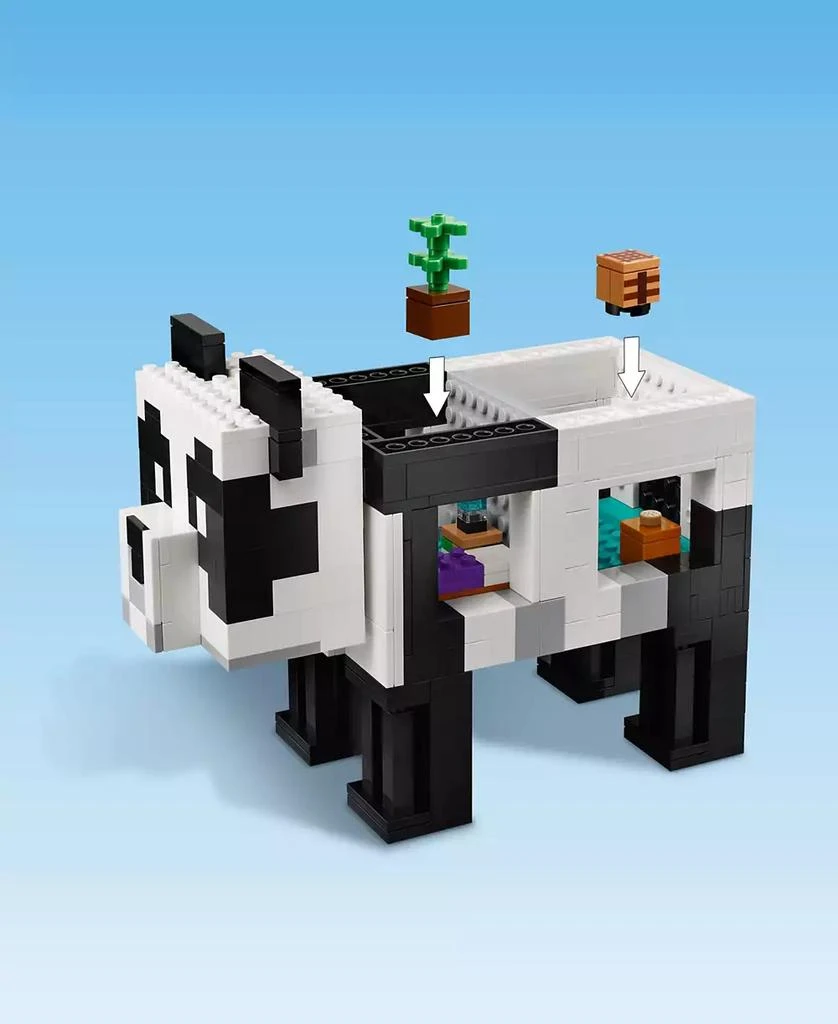 商品LEGO|Minecraft The Panda Haven 21245 Toy Building Set with Jungle Explorer, Panda, Baby Panda and Skeleton Figures,价格¥373,第4张图片详细描述