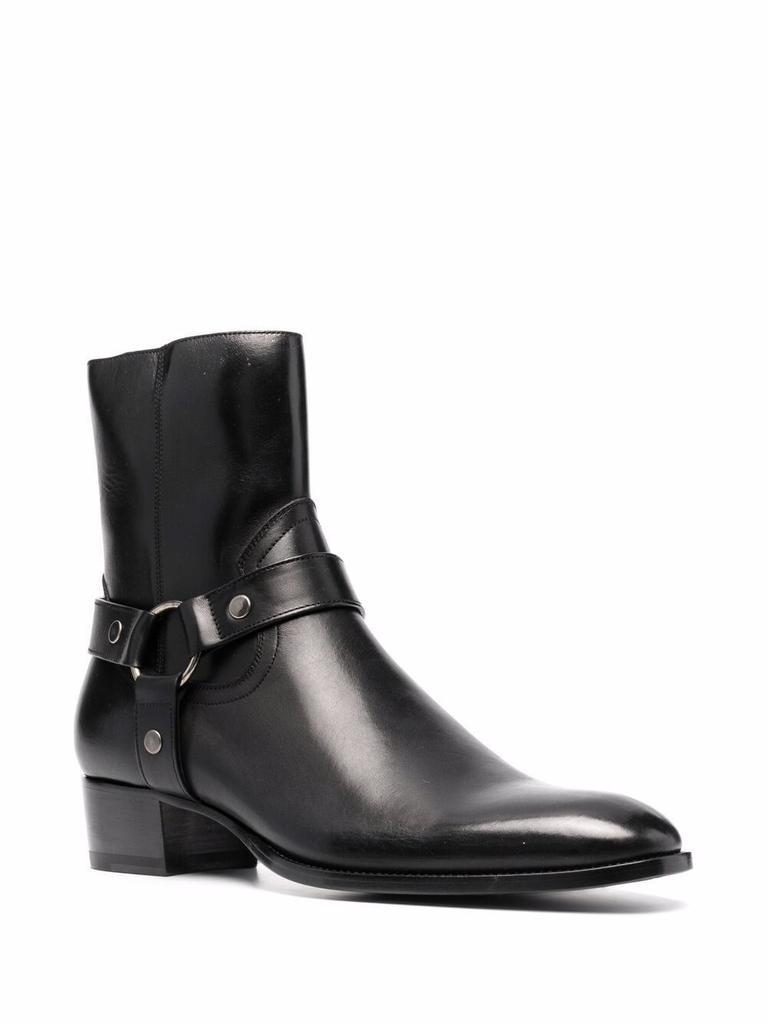 商品Yves Saint Laurent|Wyatt harness boots,价格¥5694,第4张图片详细描述