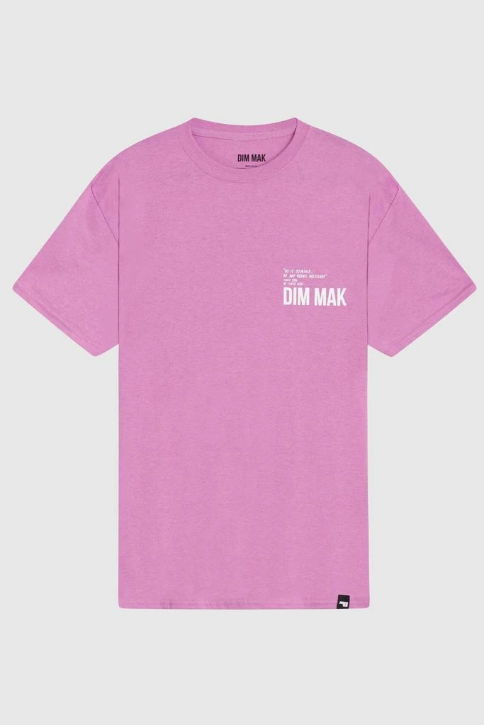 商品Dim Mak|Dim Mak Essential 2.0 Short Sleeve Tee - Lavender,价格¥296,第1张图片