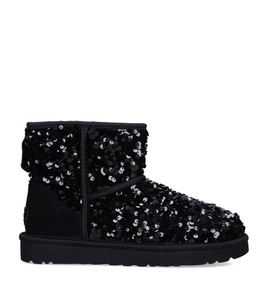 商品UGG|Sequin-Embellished Classic Mini Boots,价格¥1486,第1张图片