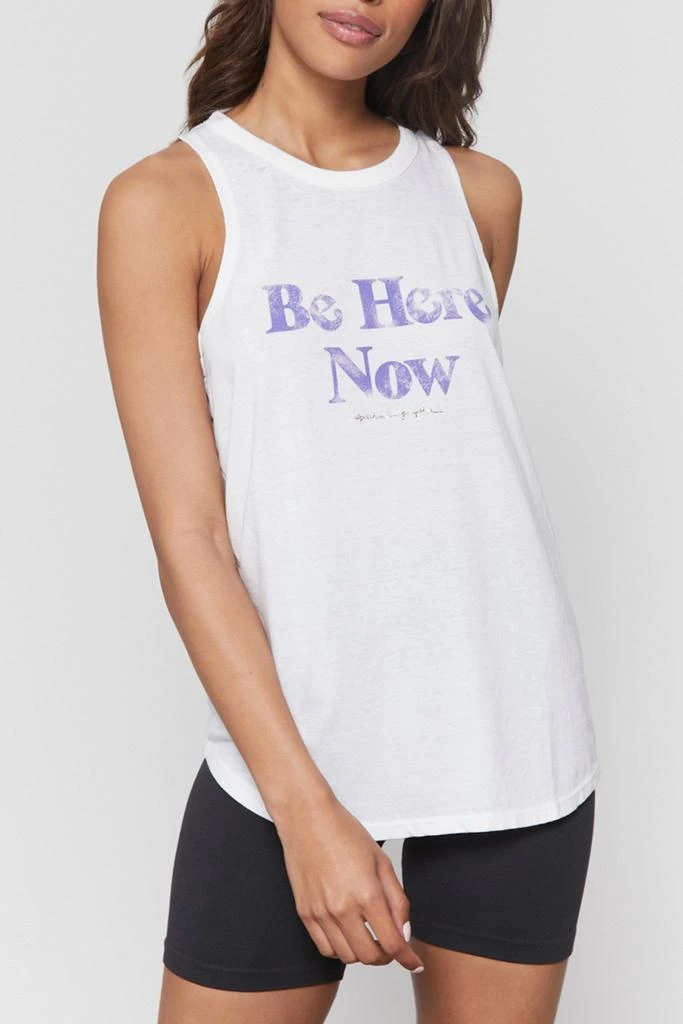 商品Spiritual Gangster|Be Here Now Movement Tank - Stone,价格¥535,第1张图片